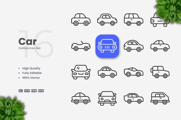 Car Icons Graphics: A Designer’s Review for Real Projects