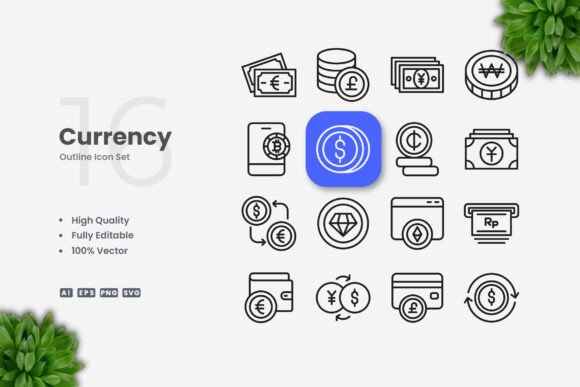 Currency Icons Graphics Review for Crafters