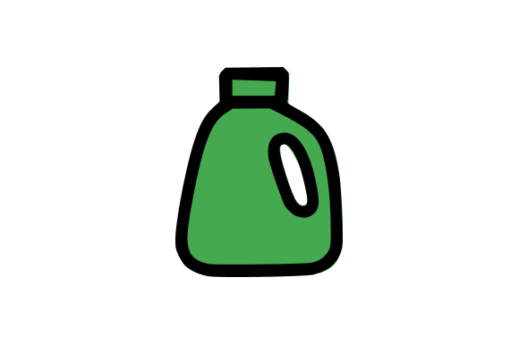 Detergent Bottle Laundry Cleaning: A Versatile Graphic for Creative Projects