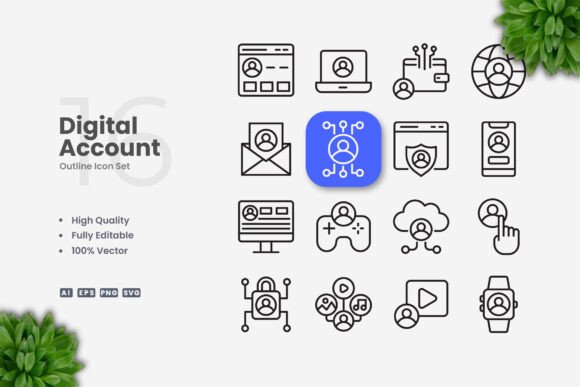 Digital Account Icons: A Designer’s Review of These Essential Graphics