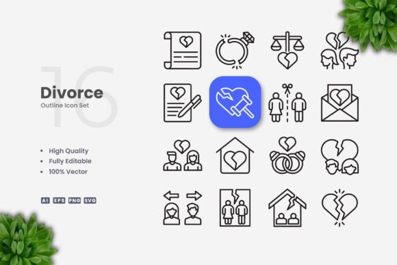 Divorce Icons: A Brand Designer’s Review of Modern Graphics and Icons