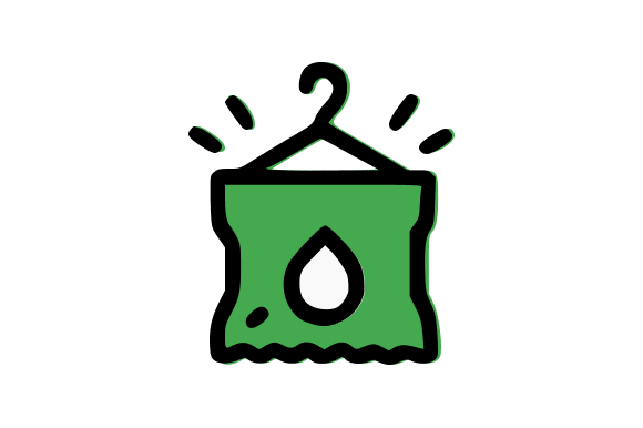 Fabric Softener Bag Laundry Care Illustration: A Versatile Graphic for Handmade Creations