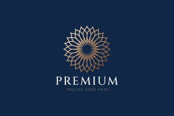 Geometric Premium Logo Floral Mandala Graphics & Logo Templates