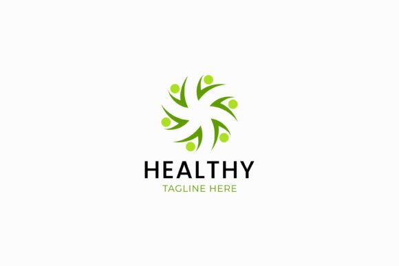 Healthy People Body Fit Logo Lifestyle β A Graphic Design Asset for Crafters