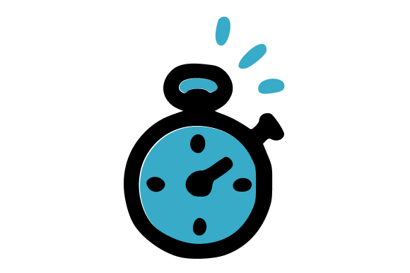 Stopwatch Timer Countdown Fitness Graphics for Real Crafting Projects